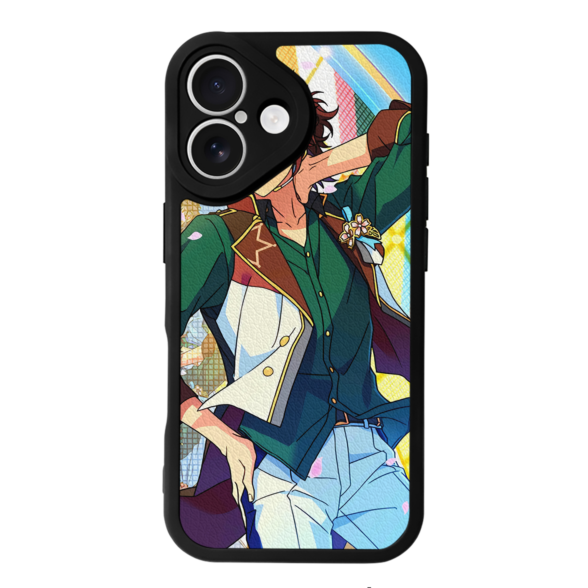 （画像用） あんさんぶるスターズ! Ensemble Stars 【iPhone 16シリーズ対応】シリコンスマホケース（レザー調） 材質：シリコン